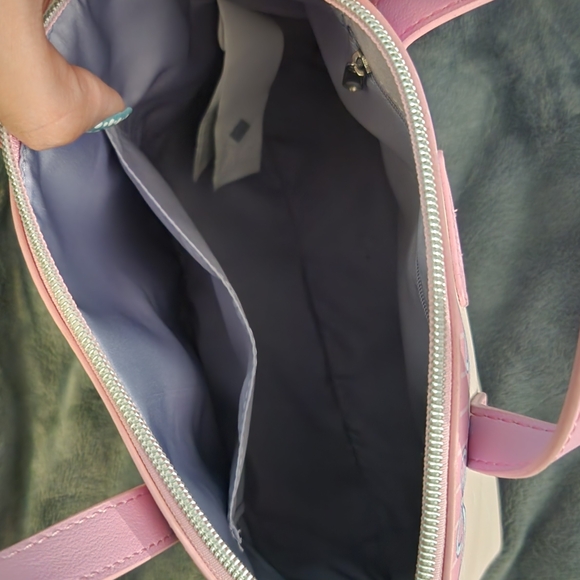 Pink and Cream Kuromi And My Melody Bag - Picture 3 of 5